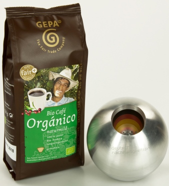 Das ist „Deutschlands nachhaltigstes Produkt“: Der Gepa-Klassiker Bio Café Orgánico setzte sich beim Verbrauchervoting durch. Foto: Gepa – The Fair Trade Company