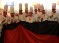 Die Deutsche Nationalmannschaft der Köche freut sich über Gold: Foto: VKD